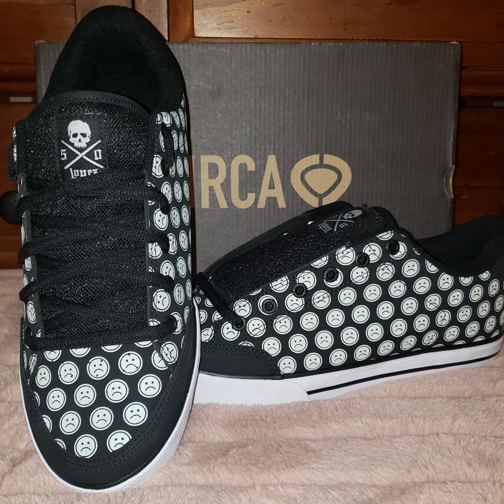 C1RCA - Lopez 50 Black/Sad Faces -  Size 12